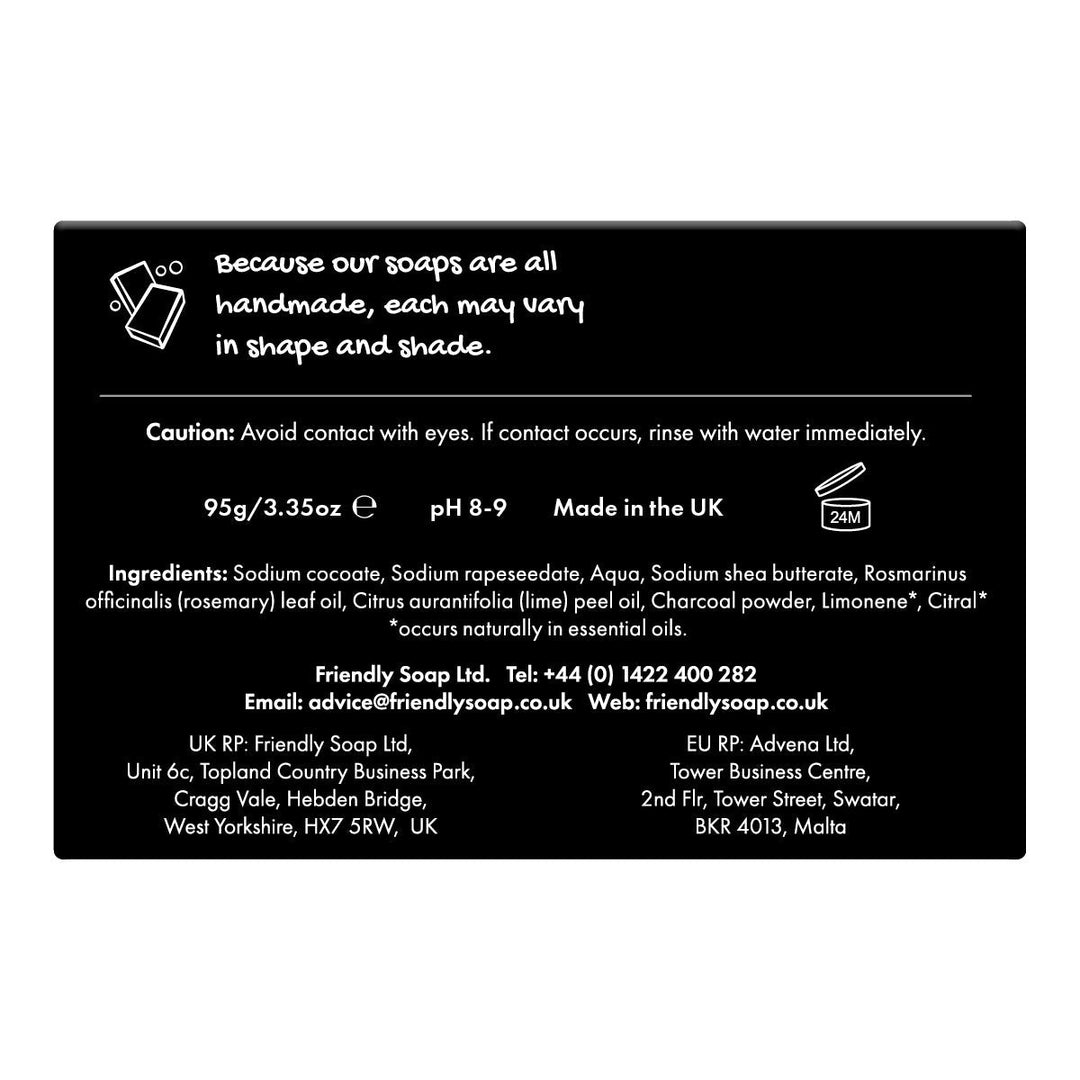 The Positive Company - Detox Bar - Activated Charcoal - Rosemary & Lime