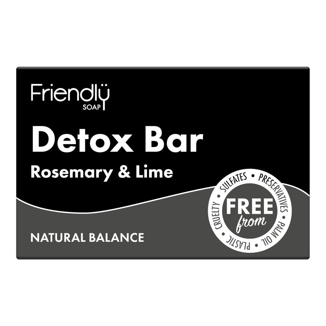 The Positive Company - Detox Bar - Activated Charcoal - Rosemary & Lime