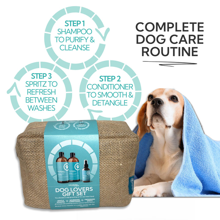 Dog Lovers Pet Grooming Gift Set