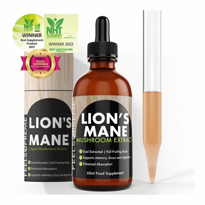 Feel Supreme - Lion's Mane Mushroom Extract (60ml Liquid Tincture)