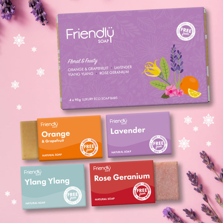 The Positive Company - Natural Soap Selection - Floral & Fruity