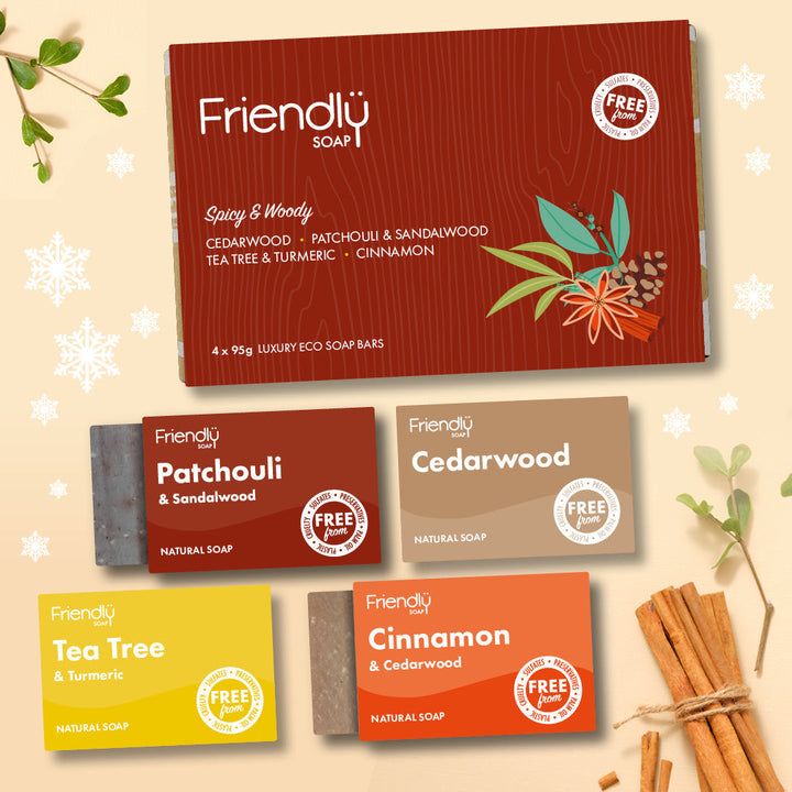 The Positive Company - Natural Soap Selection - Spicy & Woody