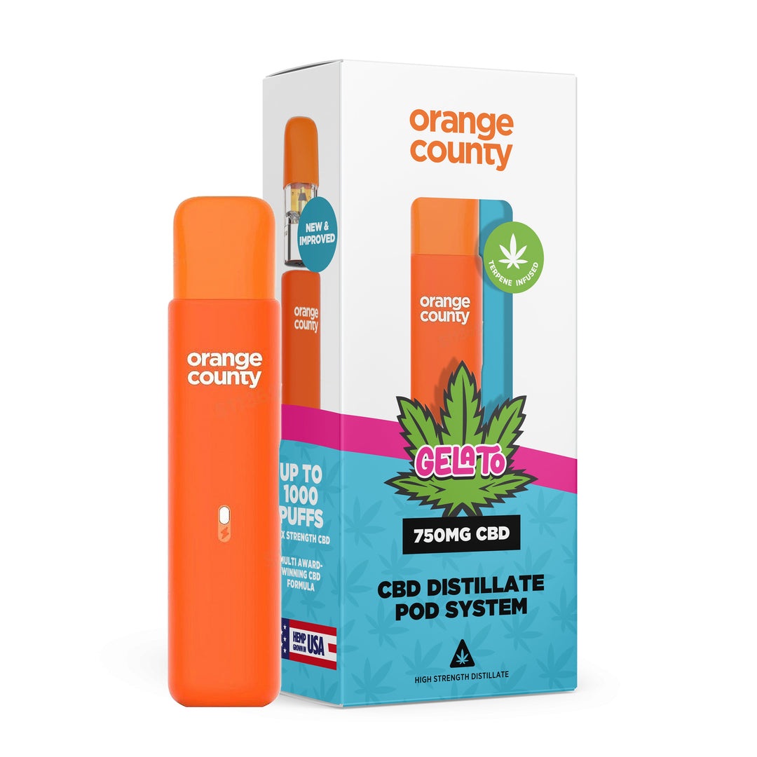 Gelato 1ml rechargeable CBD Vape Pen - (750mg)