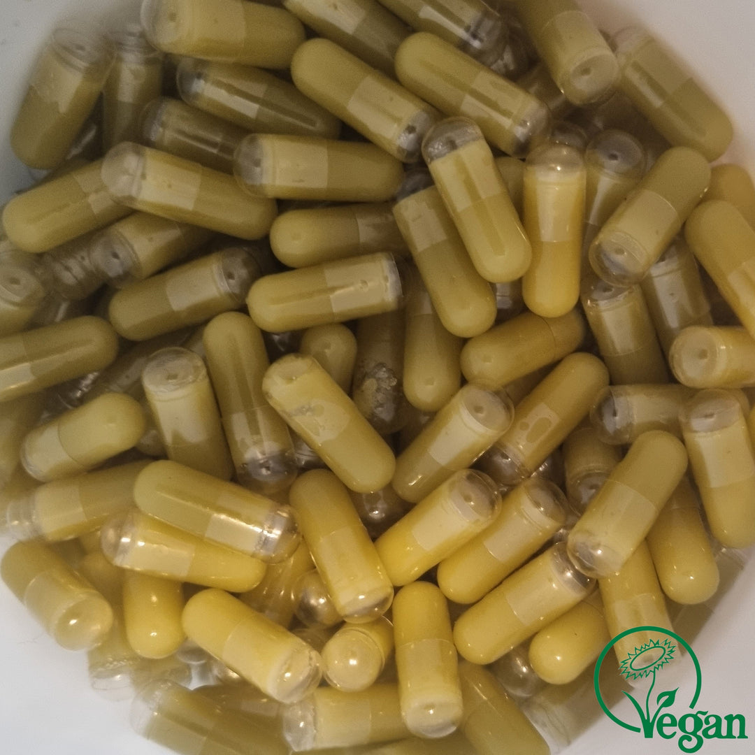 Improved Health Cold Pressed Organic Indica CBD Capsules – 50mg Full Spectrum Cannabinoids