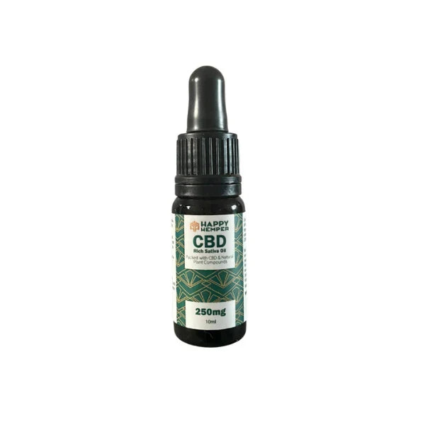 Happy Hemper 250mg Cold Pressed CBD Oil 10ml