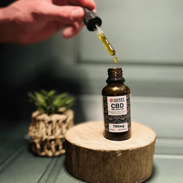 Happy Hemper 750mg Cold Pressed CBD Oil 30ml