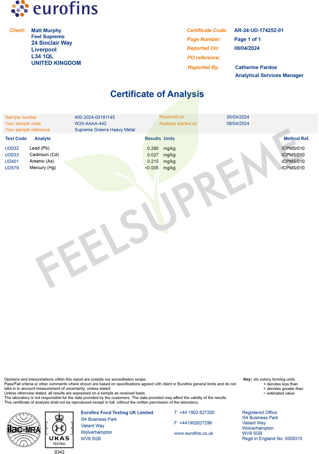 Feel Supreme - Supreme Greens And Mushroom Superfood Blend