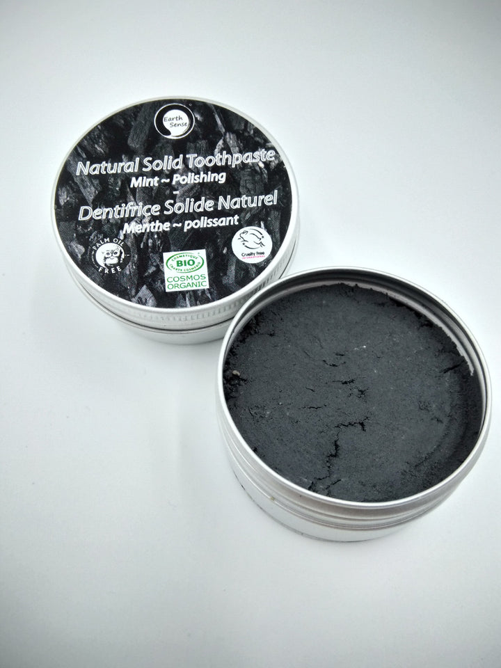 The Positive Company - Natural Organic Solid Toothpaste with Charcoal
