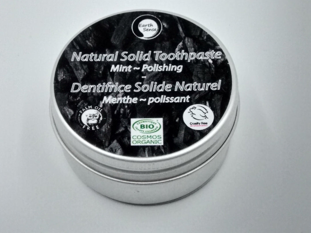 The Positive Company - Natural Organic Solid Toothpaste with Charcoal