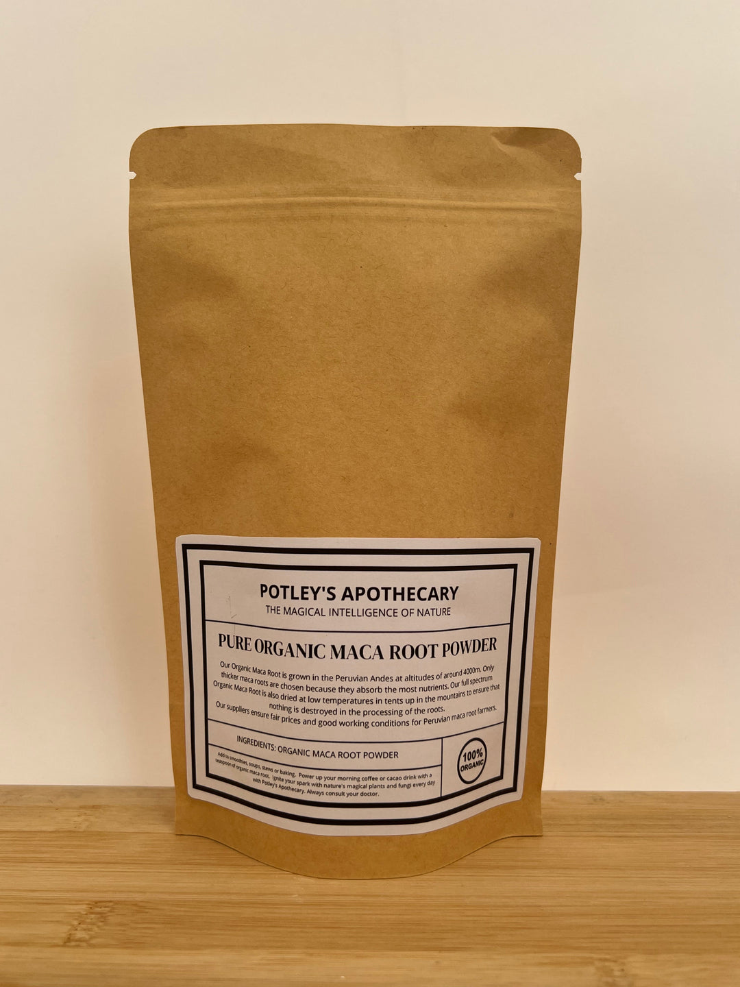 Organic Pure Maca Root Powder, Peruvian Andes