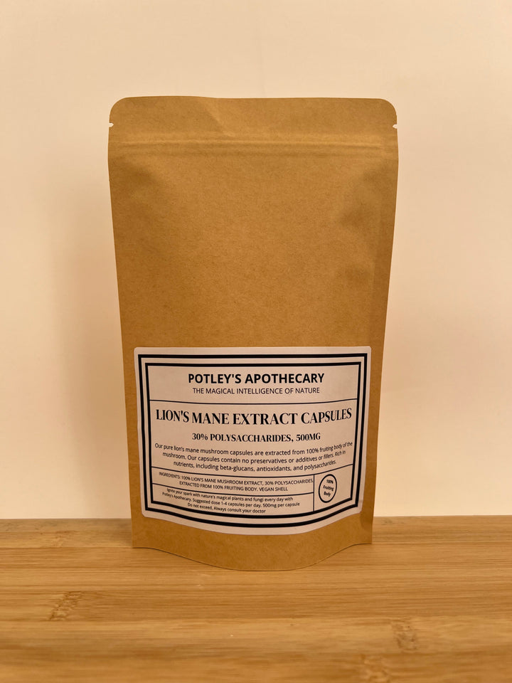 Lion's Mane Mushroom Extract Capsules 30% Polysaccharides