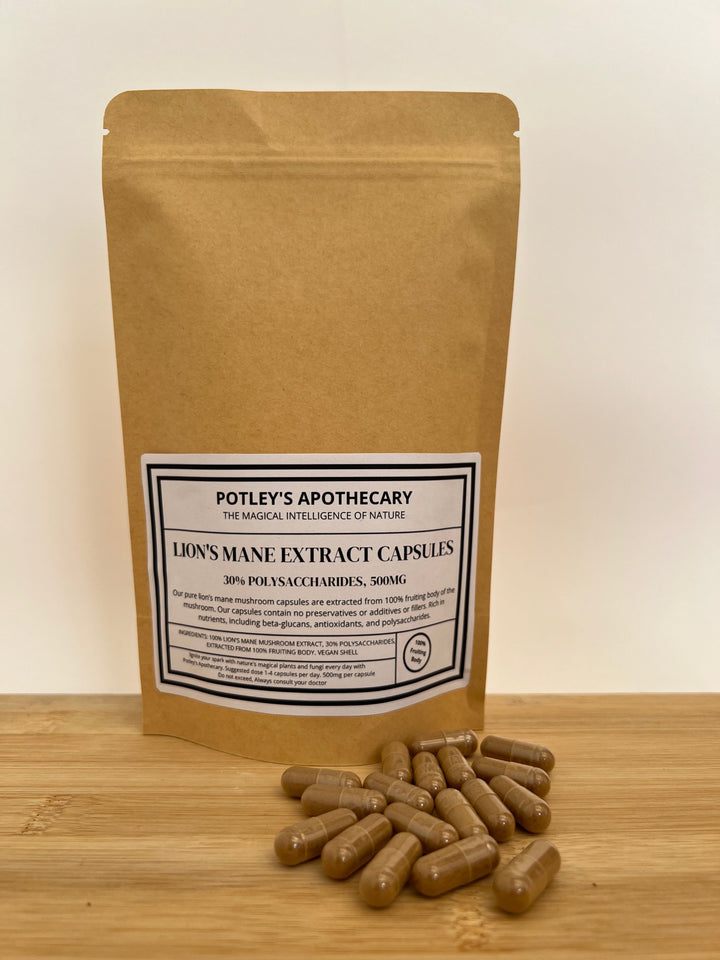 Lion's Mane Mushroom Extract Capsules 30% Polysaccharides