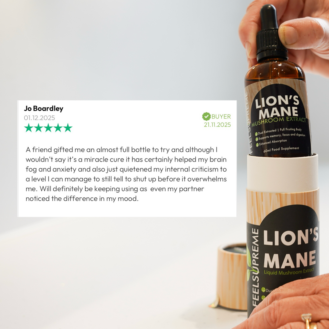Feel Supreme - Lion's Mane Mushroom Extract (60ml Liquid Tincture)