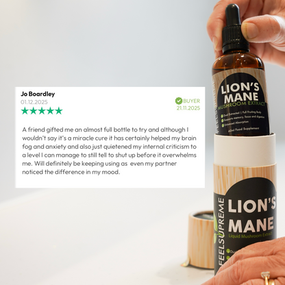 Feel Supreme - Lion's Mane Mushroom Extract (60ml Liquid Tincture)