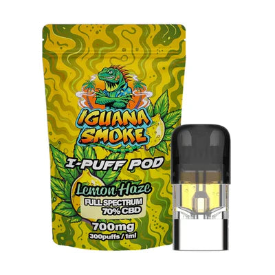 LJ Vapes Iguana Smoke I-Puff Replacement Pod: 700mg (Single Piece)