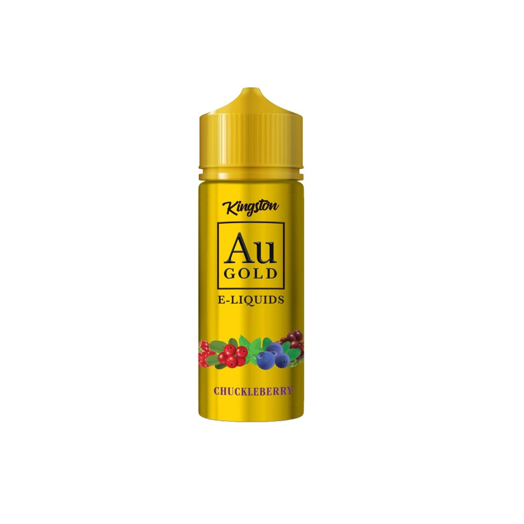 0mg AU Gold By Kingston 100ml Shortfill E-liquid (70VG/30PG) - Flavour: Blue Raspberry