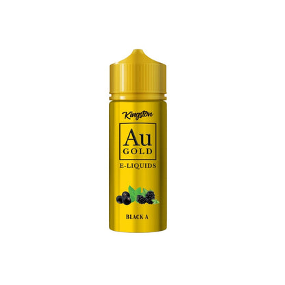 0mg AU Gold By Kingston 100ml Shortfill E-liquid (70VG/30PG) - Flavour: Blue Raspberry