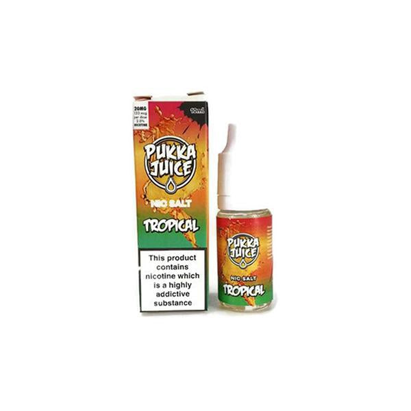 10MG Pukka Juice 10ML Flavoured Nic Salt (50VG/50PG) - Flavour: Berry Blaze