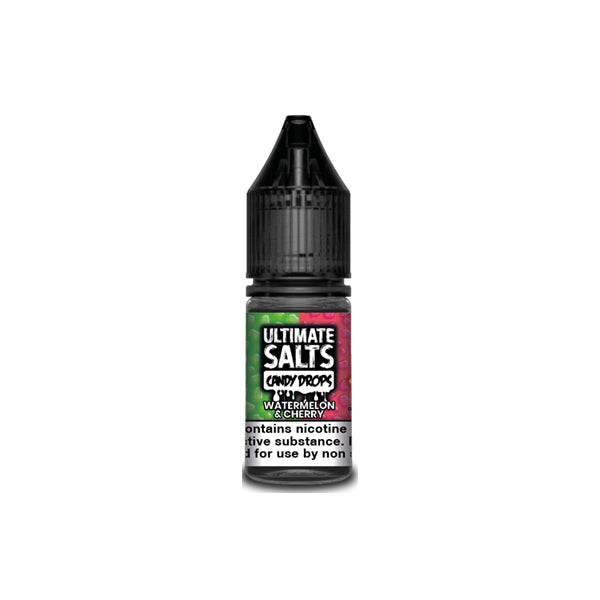 10MG Ultimate Puff Salts Candy Drops 10ML Flavoured Nic Salts - Flavour: Lemon & Sour Apple