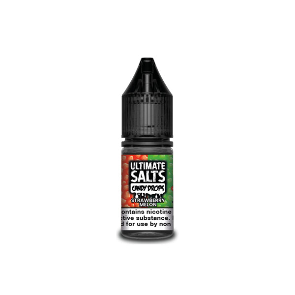 10MG Ultimate Puff Salts Candy Drops 10ML Flavoured Nic Salts - Flavour: Strawberry Melon