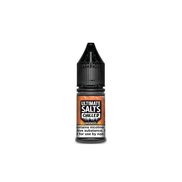 10MG Ultimate Puff Salts Chilled 10ML Flavoured Nic Salts (50VG/50PG) - Flavour: Strawberry Pom