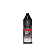 10MG Ultimate Puff Salts Sherbet 10ML Flavoured Nic Salts (50VG/50PG) - Flavour: Strawberry Laces