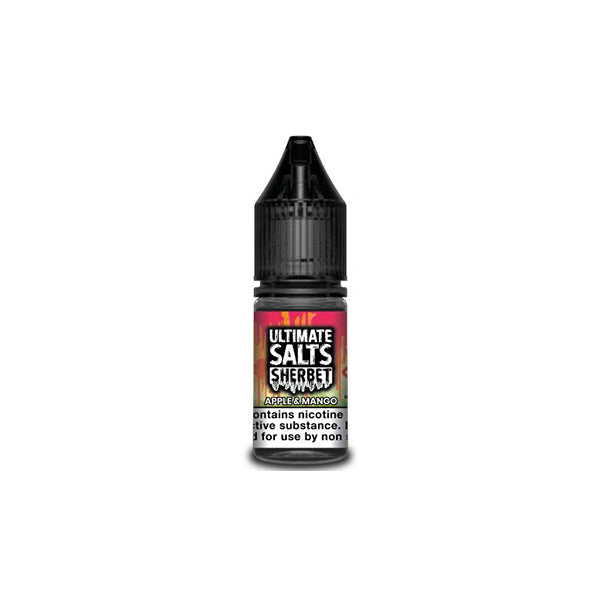 10MG Ultimate Puff Salts Sherbet 10ML Flavoured Nic Salts (50VG/50PG) - Flavour: Cherry