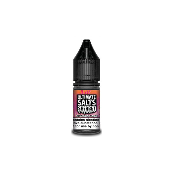 10MG Ultimate Puff Salts Sherbet 10ML Flavoured Nic Salts (50VG/50PG) - Flavour: Cherry