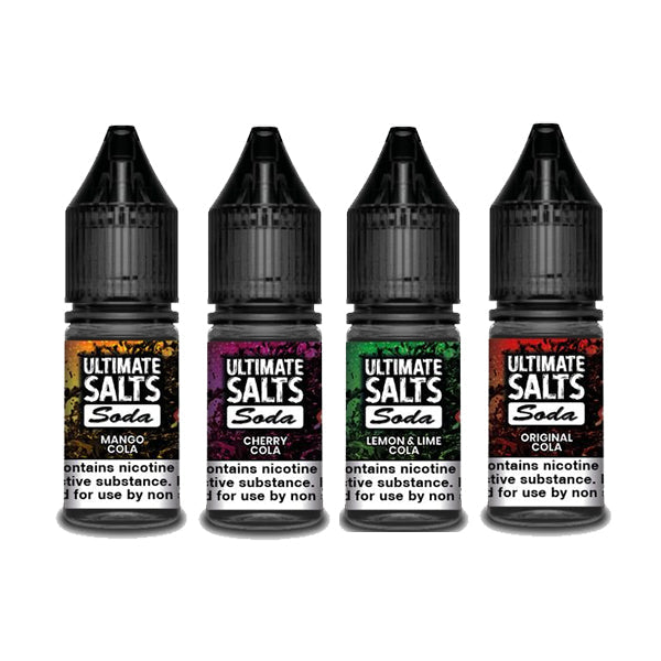 10MG Ultimate Puff Salts Soda 10ML Nic Salts (50VG/50PG) - Flavour: Blackcurrant Crush