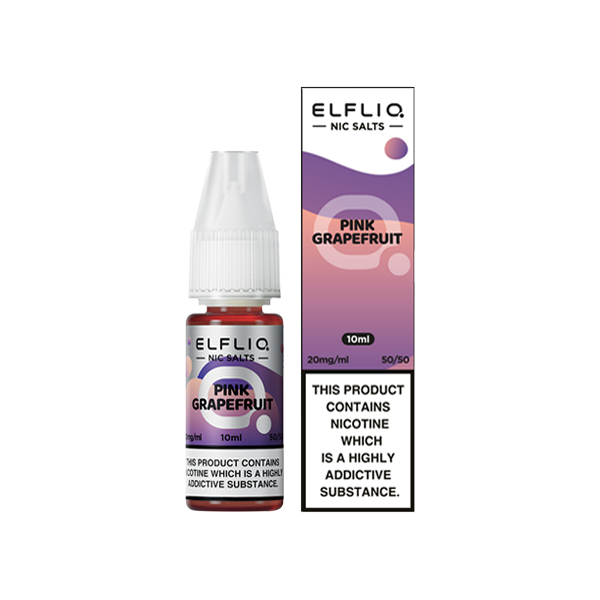 10mg ELFLIQ By Elf Bar 10ml Nic Salt (50VG/50PG) - Flavour: Strawberry Raspberry Cherry Ice