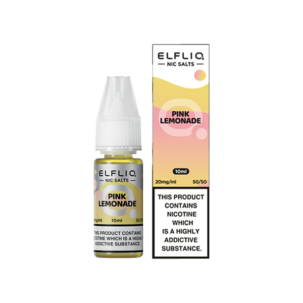 10mg ELFLIQ By Elf Bar 10ml Nic Salt (50VG/50PG) - Flavour: Strawberry Raspberry Cherry Ice