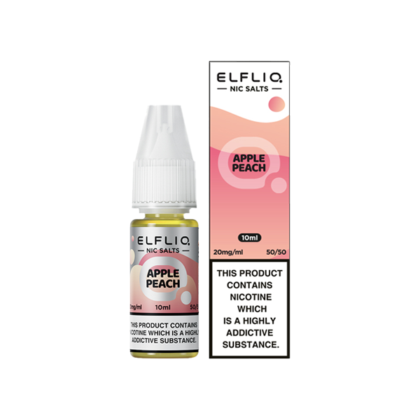 10mg ELFLIQ By Elf Bar 10ml Nic Salt (50VG/50PG) - Flavour: Strawberry Raspberry Cherry Ice