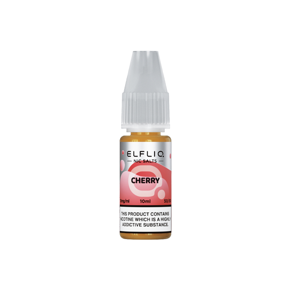 10mg ELFLIQ By Elf Bar 10ml Nic Salt (50VG/50PG) - Flavour: Strawberry Raspberry Cherry Ice