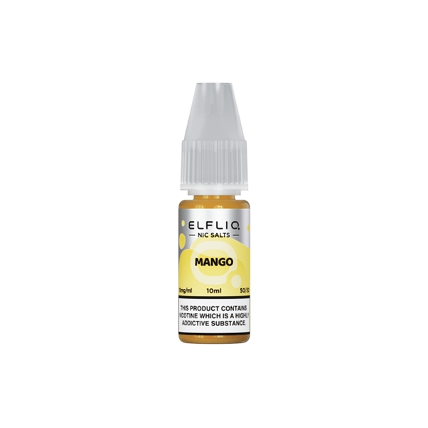 10mg ELFLIQ By Elf Bar 10ml Nic Salt (50VG/50PG) - Flavour: Mango