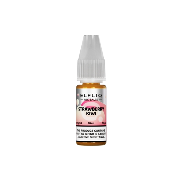 10mg ELFLIQ By Elf Bar 10ml Nic Salt (50VG/50PG) - Flavour: Strawberry Ice