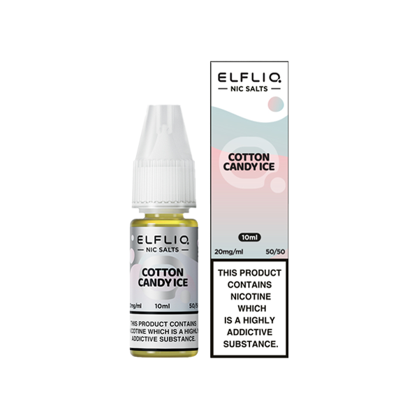 10mg ELFLIQ By Elf Bar 10ml Nic Salt (50VG/50PG) - Flavour: Strawberry Raspberry Cherry Ice