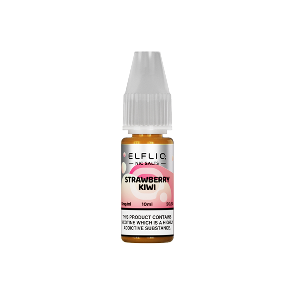 10mg ELFLIQ By Elf Bar 10ml Nic Salt (50VG/50PG) - Flavour: Strawberry Raspberry Cherry Ice