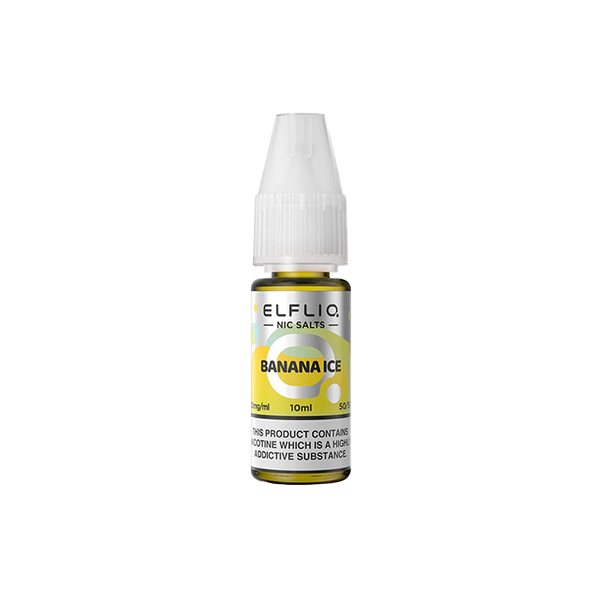 10mg ELFLIQ By Elf Bar 10ml Nic Salt (50VG/50PG) - Flavour: Peach Ice