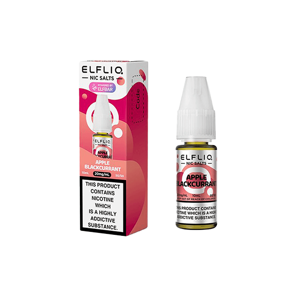 10mg ELFLIQ By Elf Bar 10ml Nic Salt (50VG/50PG) - Stoptober Special Offer! - Flavour: Pineapple ice