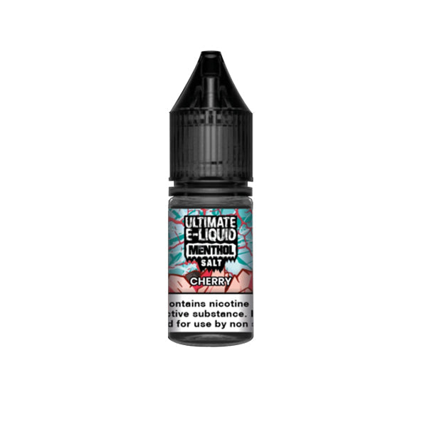 10mg Ultimate E-liquid Menthol Nic Salts 10ml (50VG/50PG) - Flavour: Watermelon