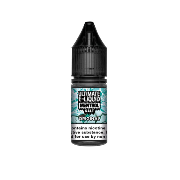 10mg Ultimate E-liquid Menthol Nic Salts 10ml (50VG/50PG) - Flavour: Watermelon