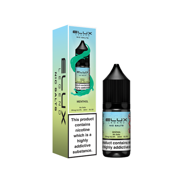 10mg Elux Legend 10ml Nic Salts (50VG/50PG) - Flavour: Blueberry Sour Raspberry