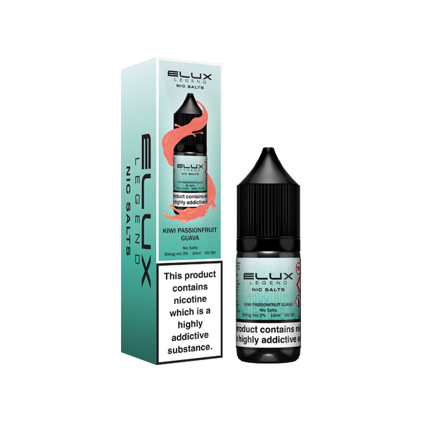 10mg Elux Legend 10ml Nic Salts (50VG/50PG) - Flavour: Cherry Ice