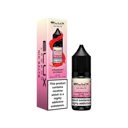 10mg Elux Legend 10ml Nic Salts (50VG/50PG) - Stoptober Special Offer! - Flavour: Rainbow
