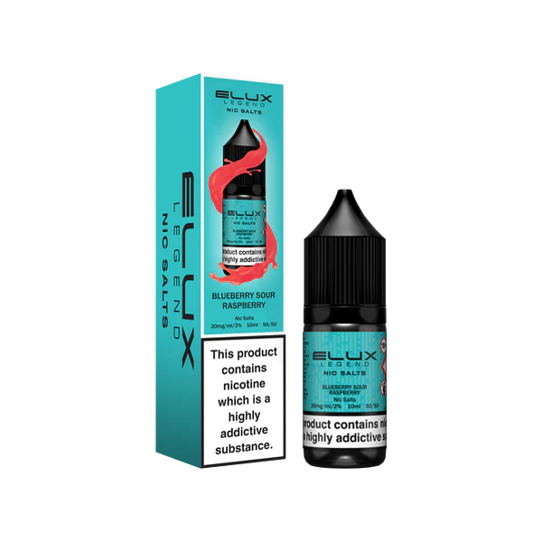 10mg Elux Legend 10ml Nic Salts (50VG/50PG) - Stoptober Special Offer! - Flavour: Blueberry Cherry Cranberry