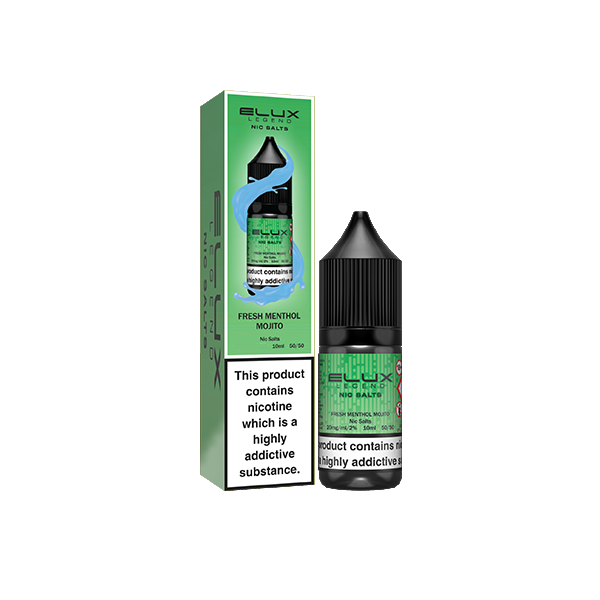 10mg Elux Legend 10ml Nic Salts (50VG/50PG) - Flavour: Tiger Blood