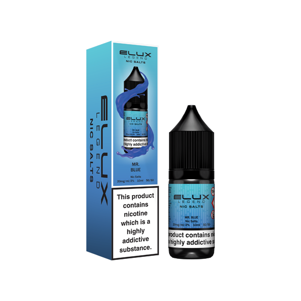 10mg Elux Legend 10ml Nic Salts (50VG/50PG) - Stoptober Special Offer! - Flavour: Strawberry Watermelon Bubblegum