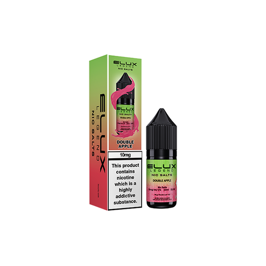 10mg Elux Legend 10ml Nic Salts (50VG/50PG) - Stoptober Special Offer! - Flavour: Strawberry Watermelon Bubblegum