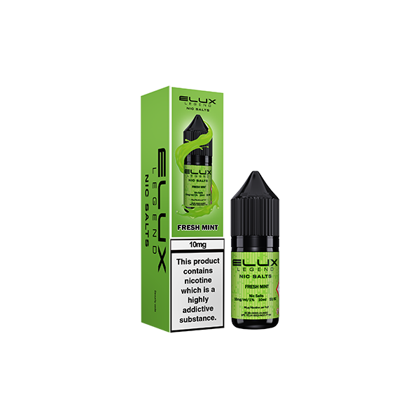 10mg Elux Legend 10ml Nic Salts (50VG/50PG) - Flavour: Tiger Blood