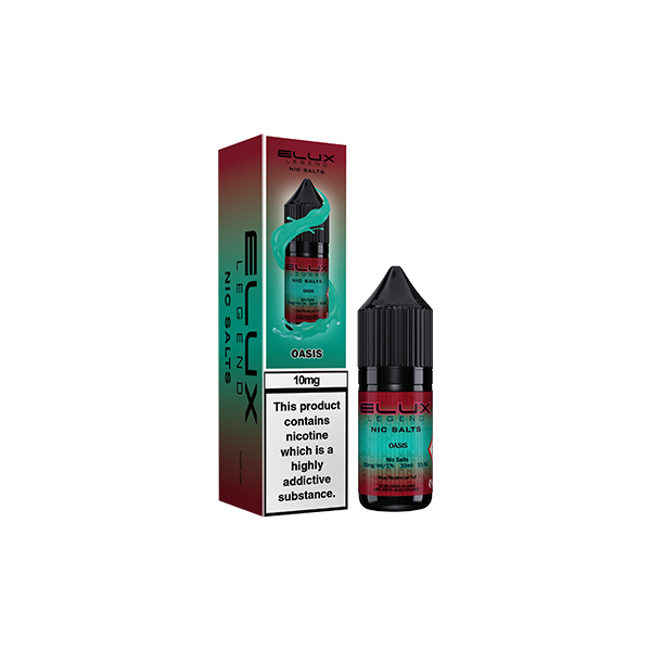 10mg Elux Legend 10ml Nic Salts (50VG/50PG) - Flavour: Tiger Blood